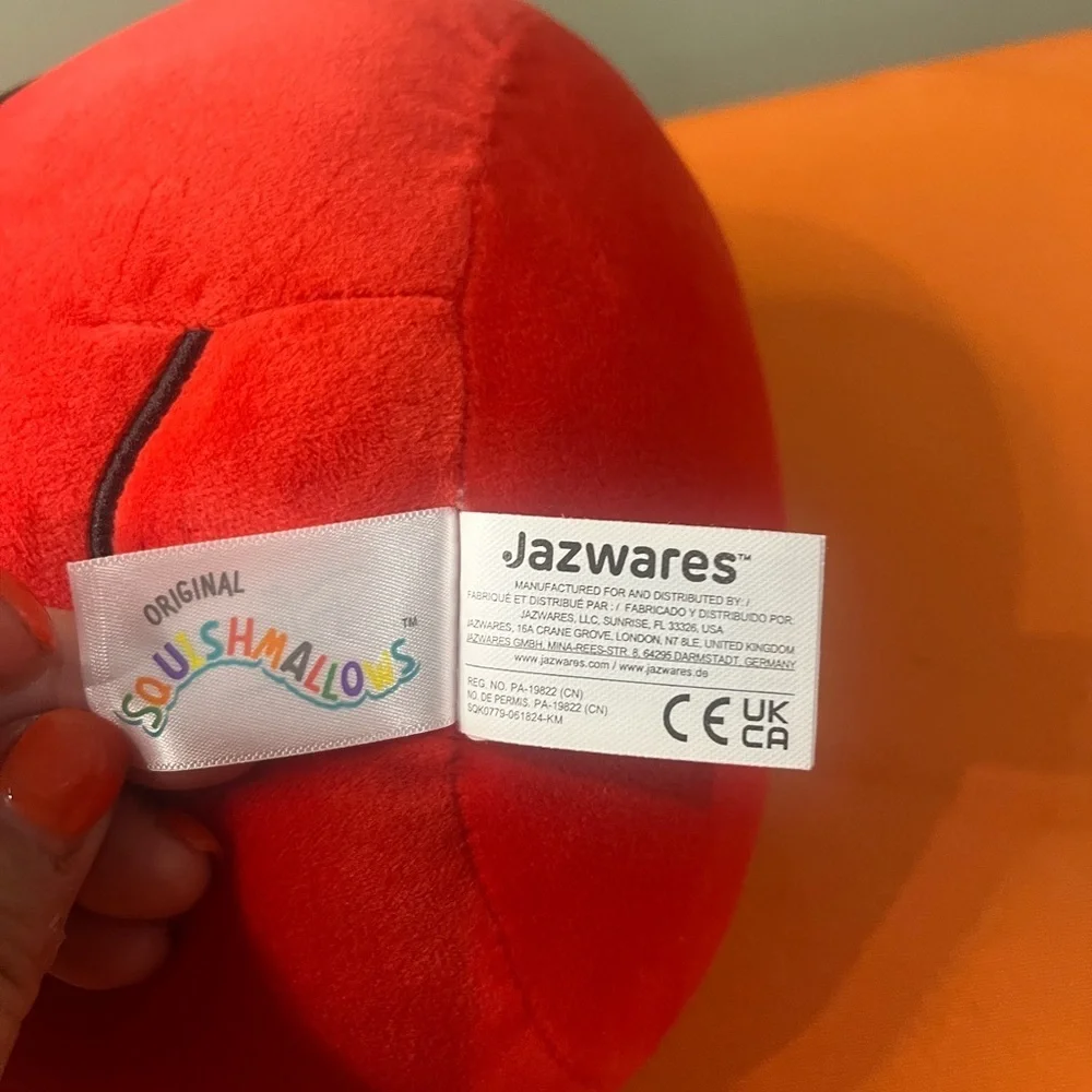 6/$25 Squishmallows Red and Black Stuffed Christmas  Mickey Mouse Plush